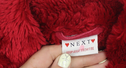 Next Girls Red Cotton Coat 3-4 Years
