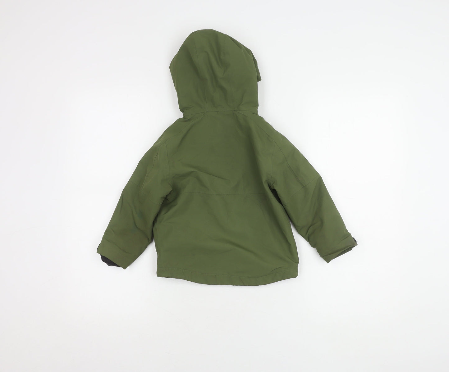 Next Boys Green Hooded Jacket, 3 Years, Zip Closure
