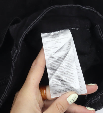 Noisy May Women's Black Flared Jeans, Size UK 3, High Waist