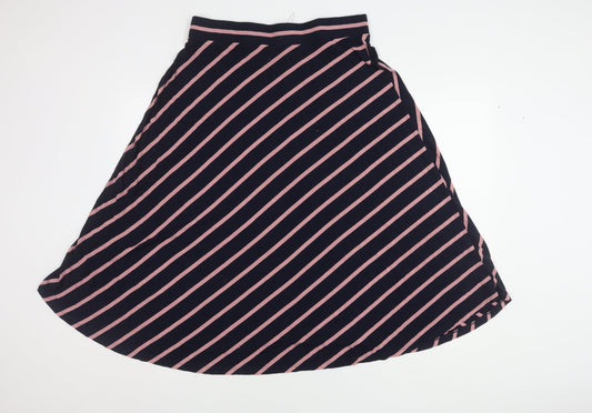 Marks and Spencer Women's A-Line Striped Skirt Size 14