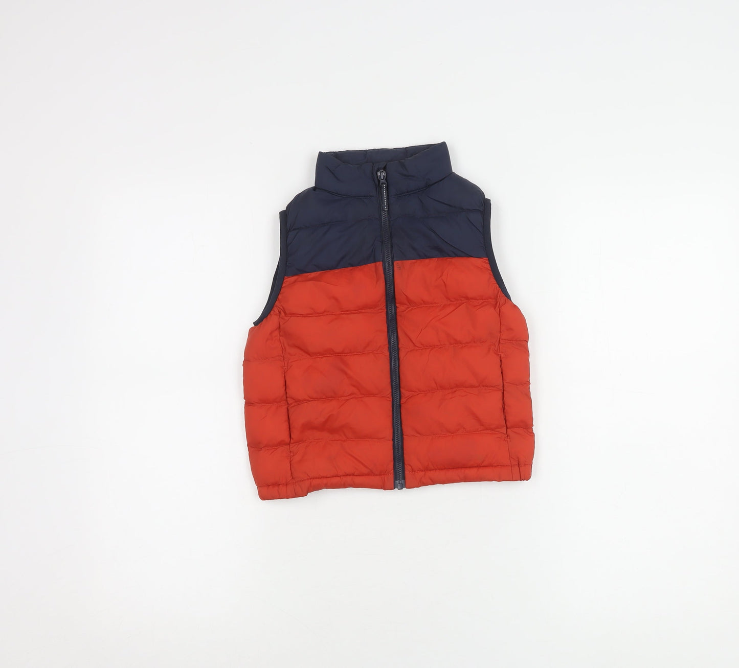 Uniqlo Boys Red Navy Puffer Jacket Size 12 - Stylish & Warm