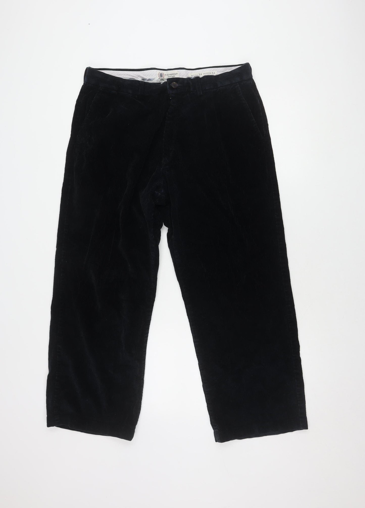 Marks and Spencer Men's Blue Trousers 34x31