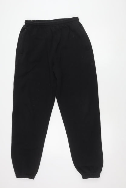 Mens UK Size L Boston Jeans Sport Regular Fit Jogger Black Trousers