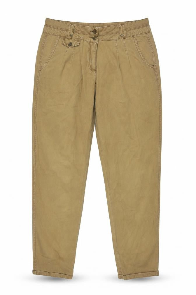 Womens UK Size 12 New Look Regular Fit  Brown Trousers
