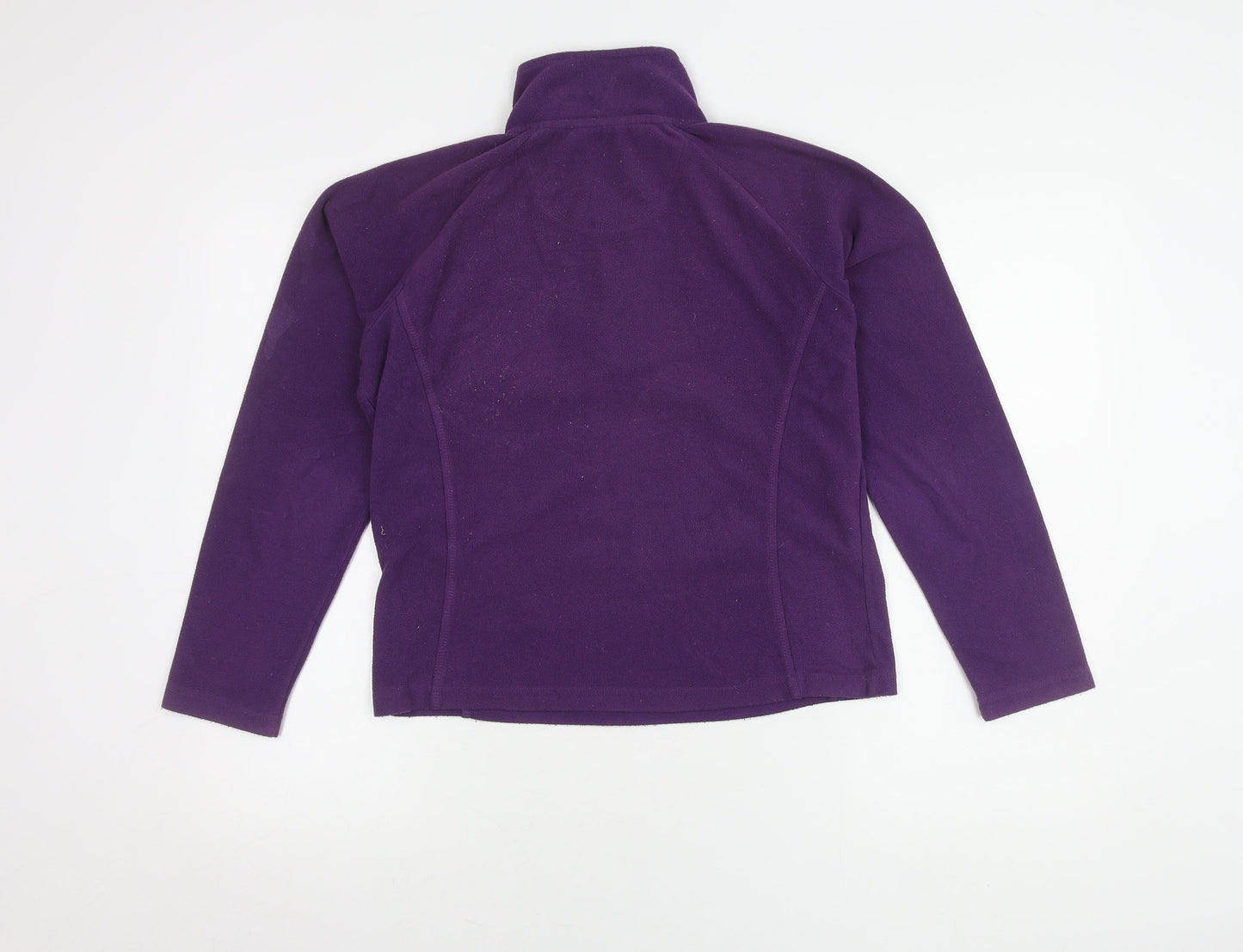 Crane Trail Women's Purple Pullover Fleece, Small, 1/4 Zip