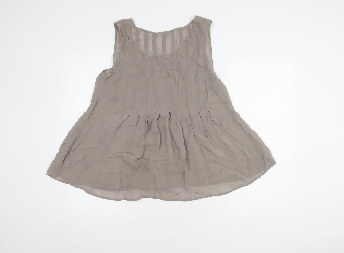 Womens UK Size 12 Monsoon Grey Tunic Blouse