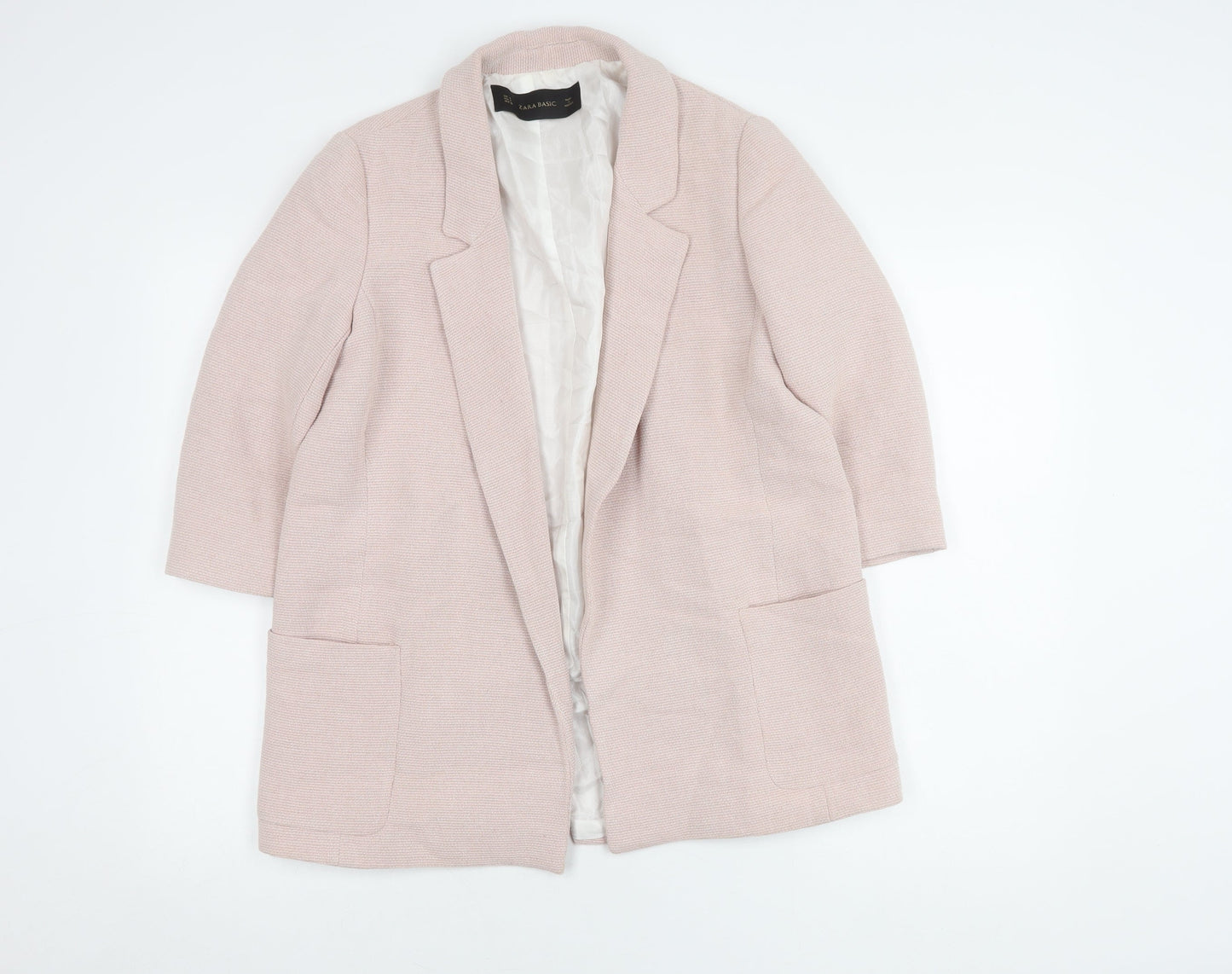 Zara Basic Women's Pink Regular Blazer S
