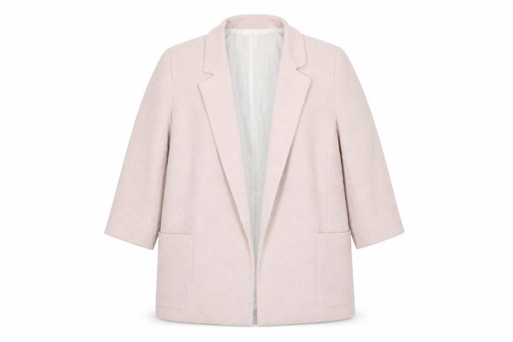 Womens UK Size S Zara Basic Regular Pink Blazer