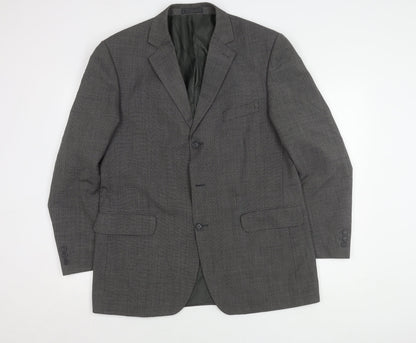 Mens UK Size 42 BHS Regular Grey Suit Jacket