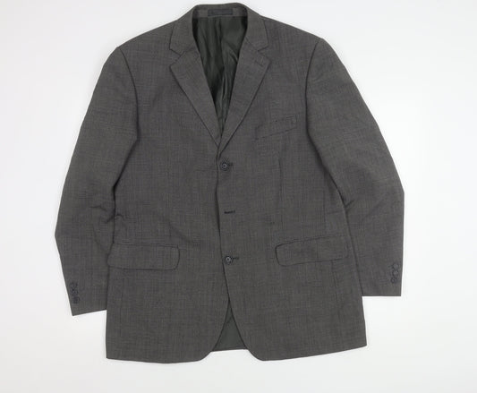 Mens UK Size 42 BHS Regular Grey Suit Jacket
