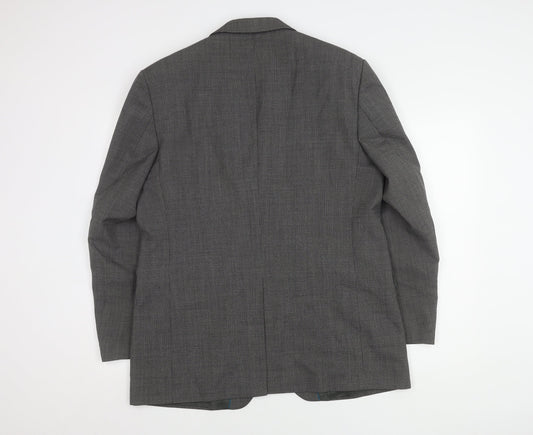 Mens UK Size 42 BHS Regular Grey Suit Jacket