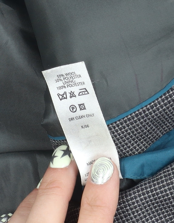 Mens UK Size 42 BHS Regular Grey Suit Jacket