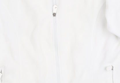 UK Size M Emsmorn White Basic Jacket