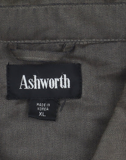 Ashworth Men's XL Grey Basic Casual Jacket