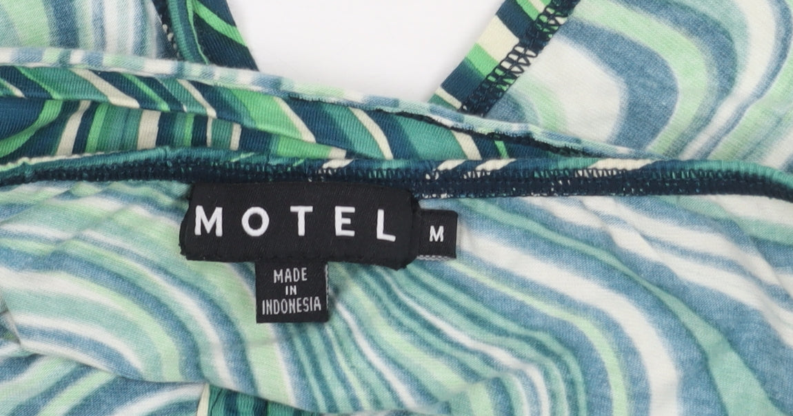 Womens UK Size M Motel Green Camisole Tank