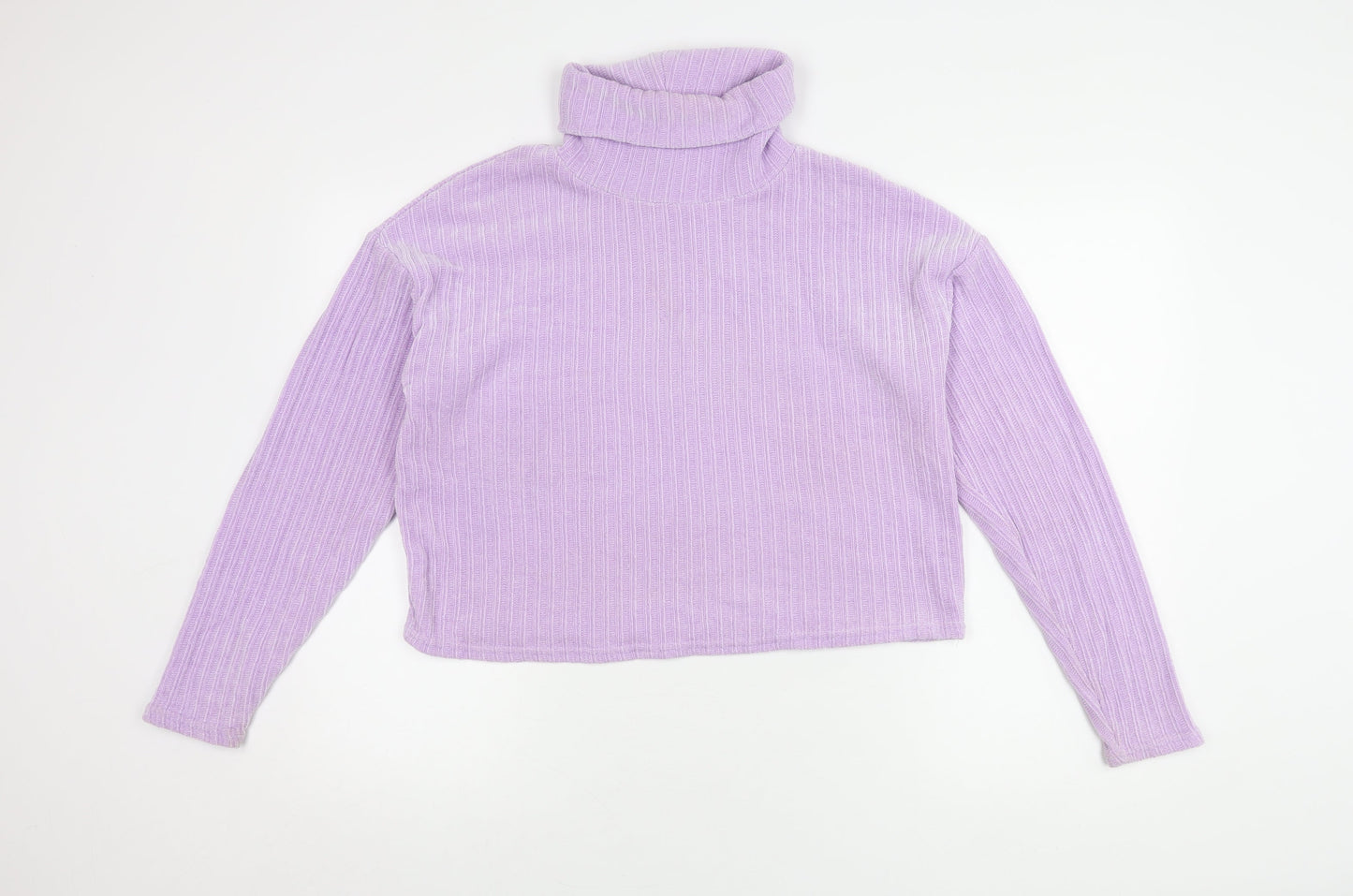 Womens UK Size 12 Stradivarius Purple Pullover Jumper