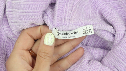 Womens UK Size 12 Stradivarius Purple Pullover Jumper