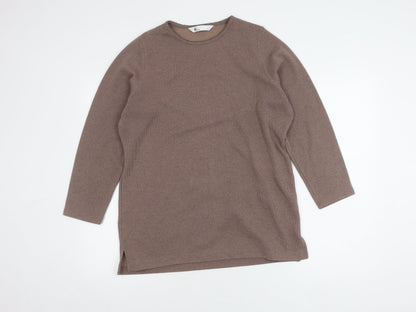 Womens UK Size 12 BHS Brown Pullover Jumper