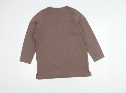 Womens UK Size 12 BHS Brown Pullover Jumper
