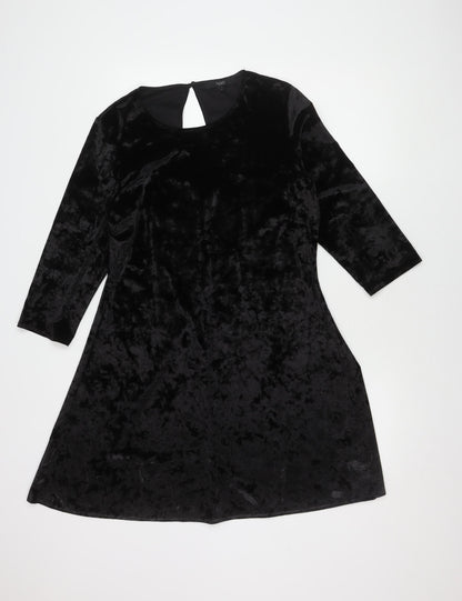 Next Women's Black Stretch Dress Size 16