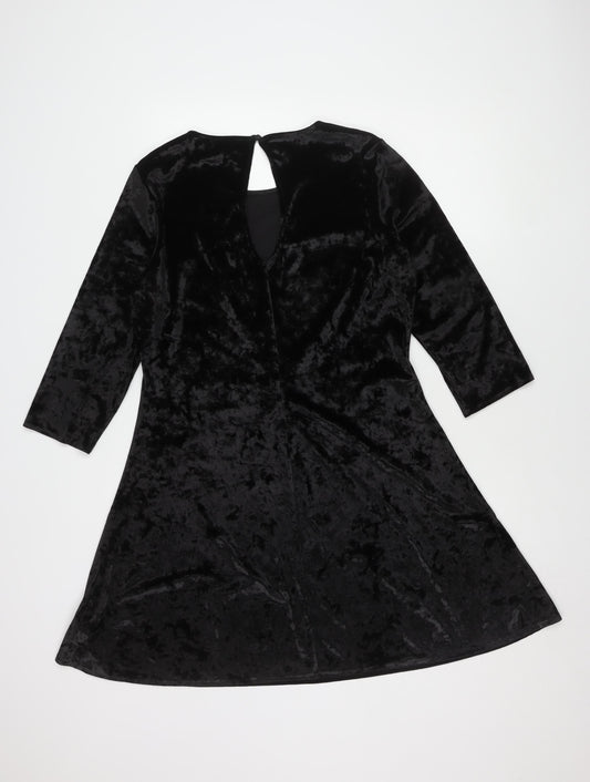 Next Women's Black Stretch Dress Size 16