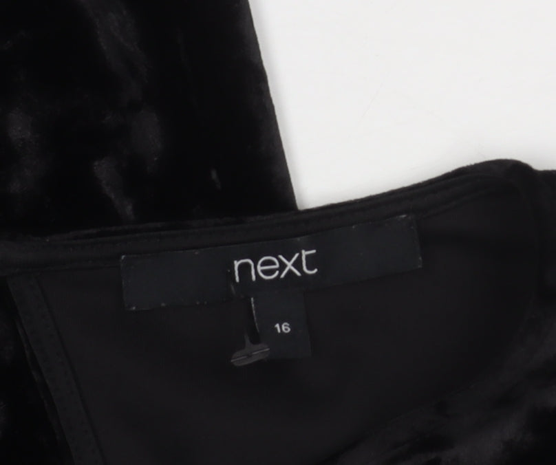 Next Women's Black Stretch Dress Size 16