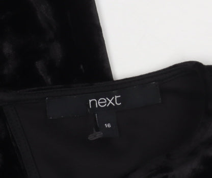 Next Women's Black Stretch Dress Size 16