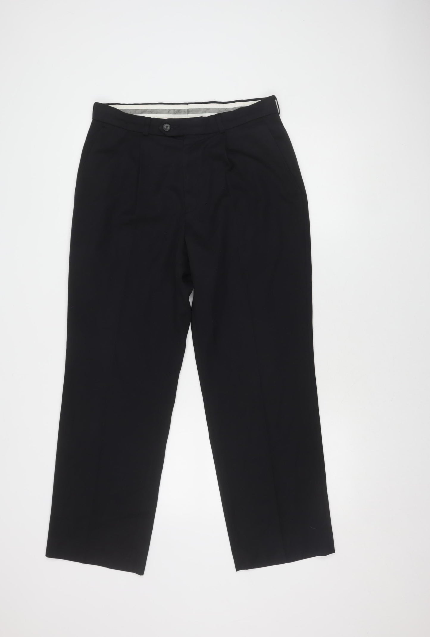 Berletex Men's Black Trousers Size 32