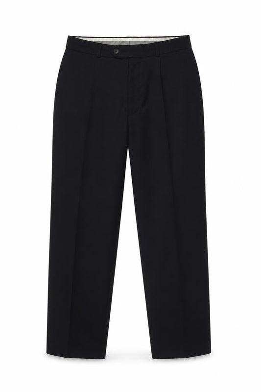 Mens UK Size 32 Berletex   Black Trousers