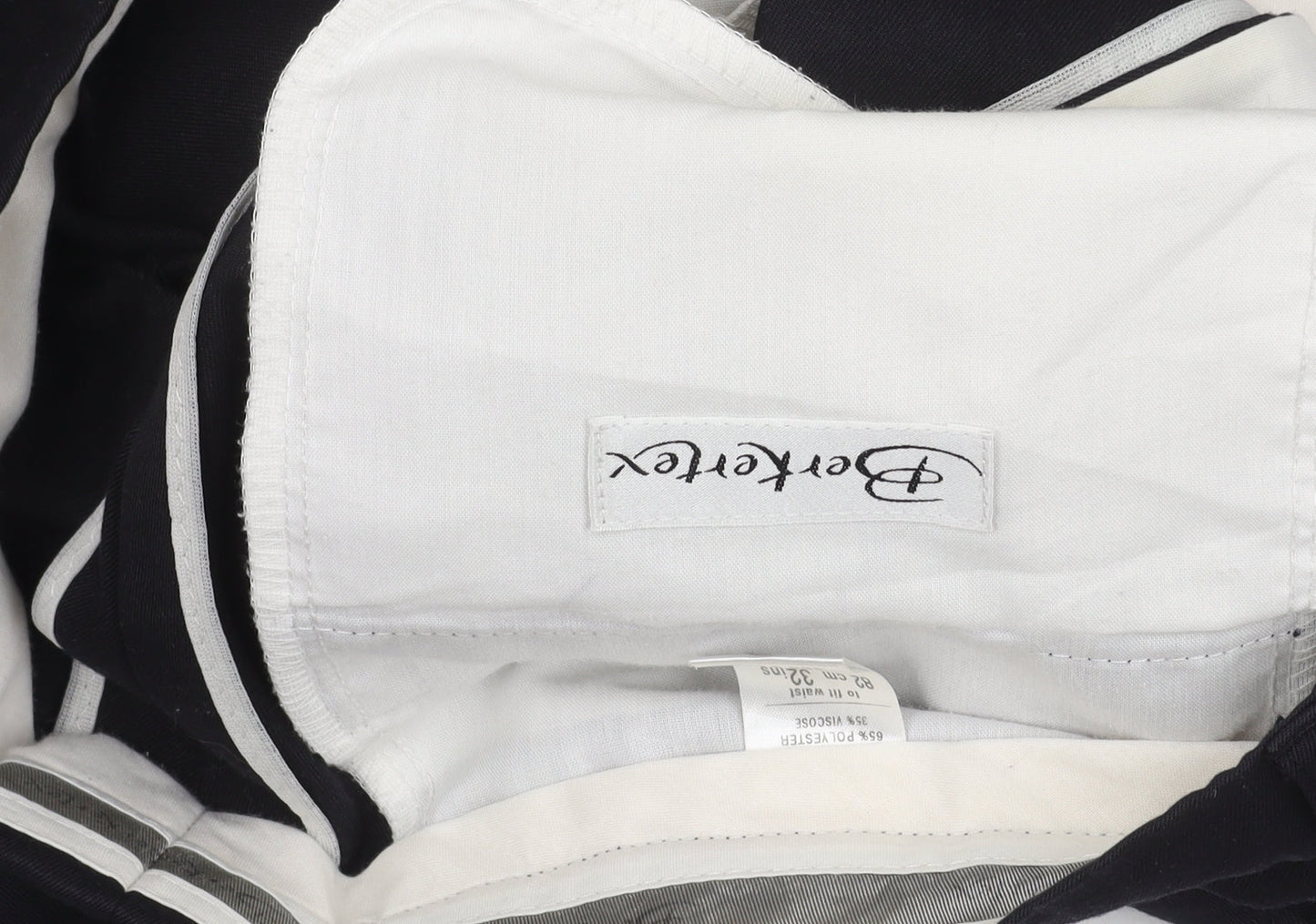 Berletex Men's Black Trousers Size 32