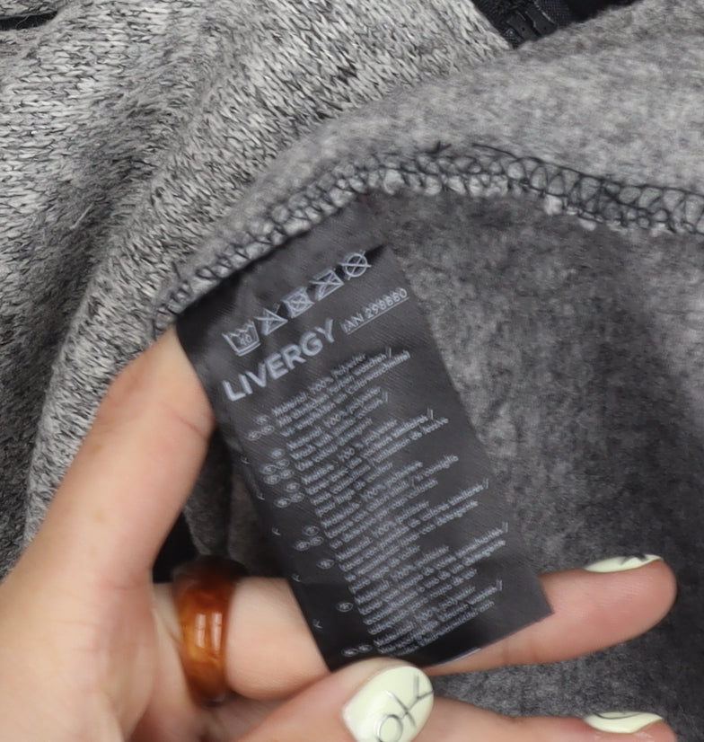 Mens UK Size M Livergy Grey Basic Jacket