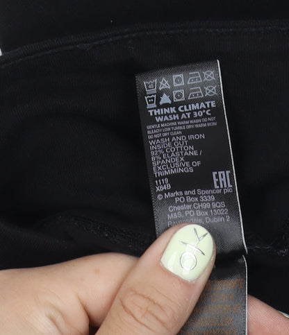 Marks and Spencer Women's Black Leggings Size 12