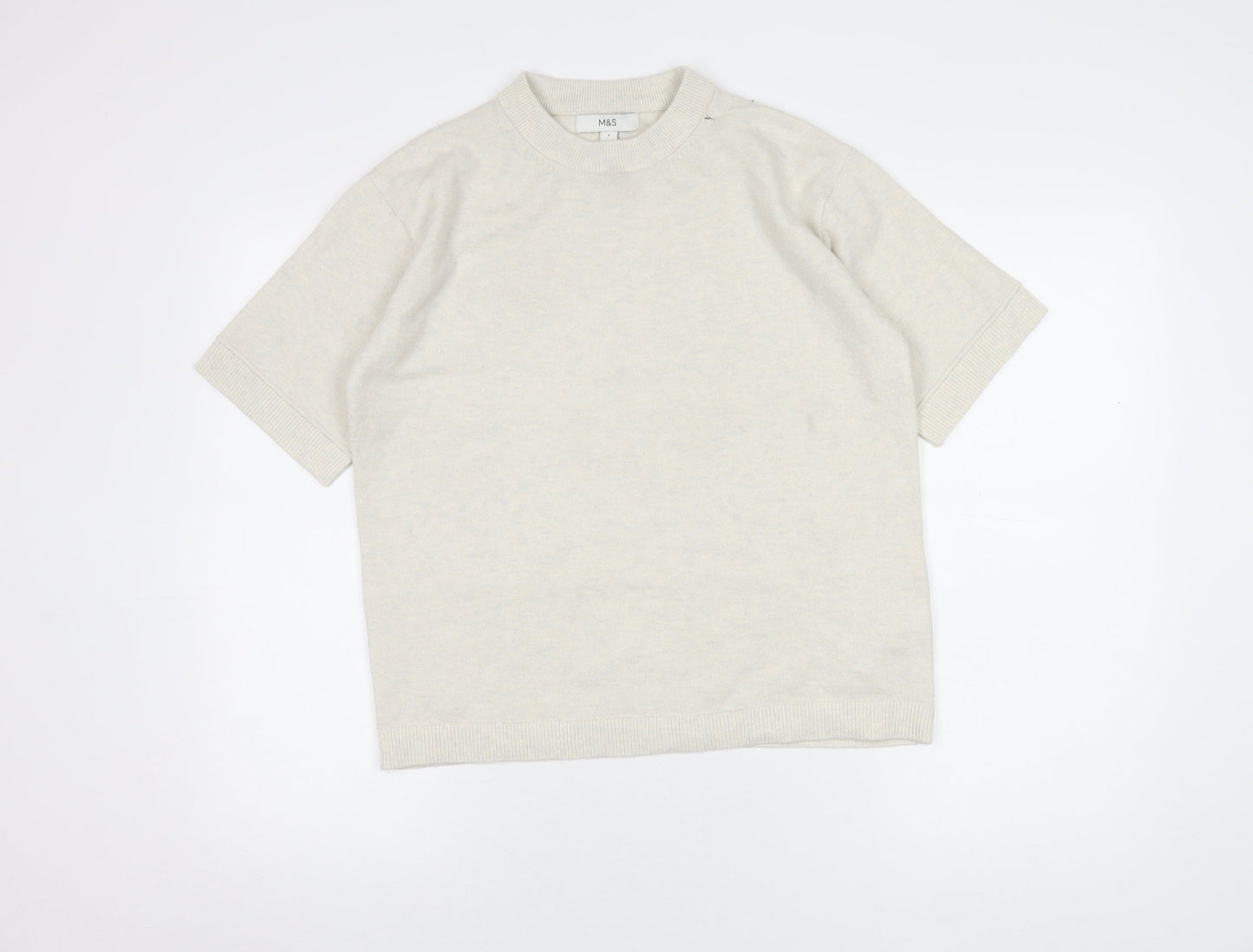 Womens UK Size S Marks and Spencer Ivory Basic