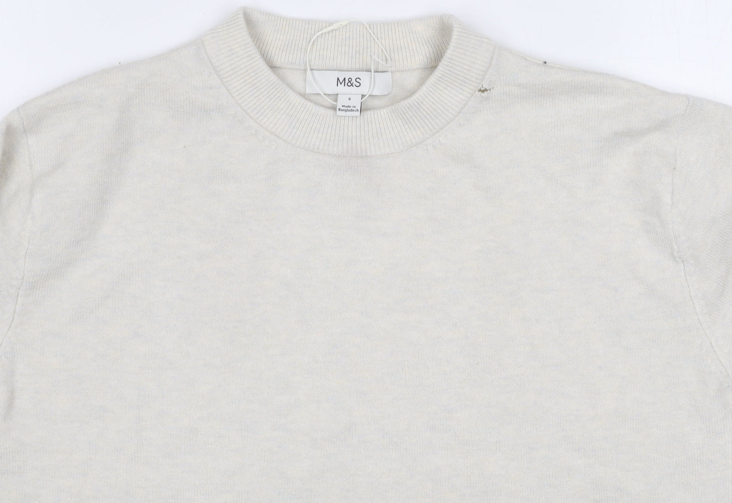 Womens UK Size S Marks and Spencer Ivory Basic