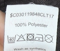 BM Collection Women’s Brown Polyester Trousers Size 18