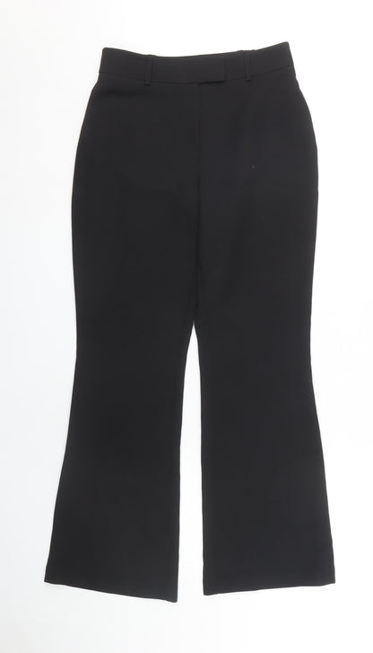 Lipsy Women's Black Flared Trousers Size 10