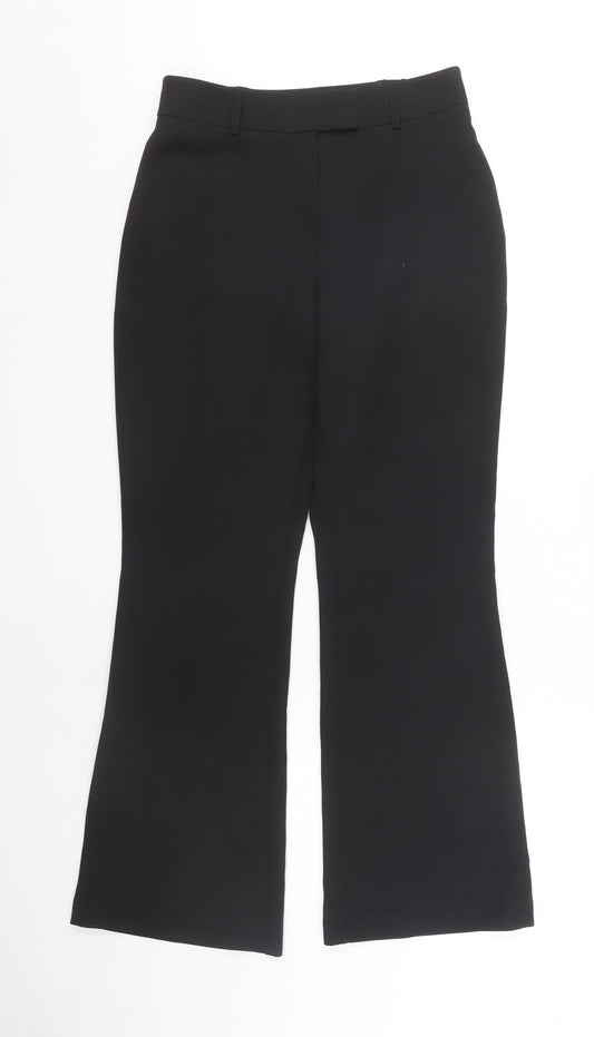 Lipsy Women's Black Flared Trousers Size 10