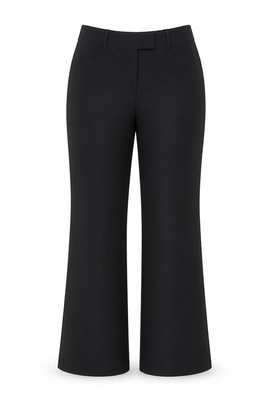 Womens UK Size 10 Lipsy No Data Fit No Data Black Trousers