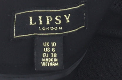 Lipsy Women's Black Flared Trousers Size 10