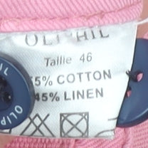 Oliphil Men's Pink Chino Shorts, Size 46, Casual Style