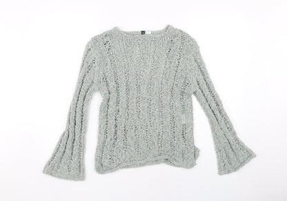 Womens UK Size S H&M Blue Pullover Jumper