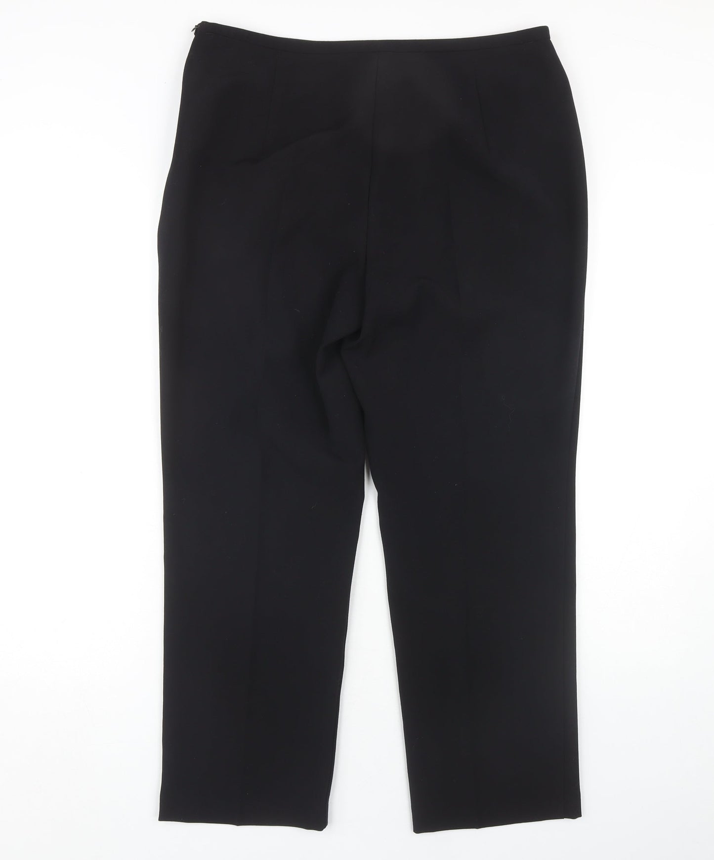 Womens UK Size 14 Marks and Spencer Regular Fit Workwear Black Trousers