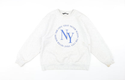 Dunnes Women's Grey S Pullover Sweatshirt