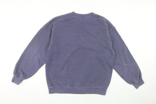 Urban Outfitters Men's Blue Pullover Sweatshirt M