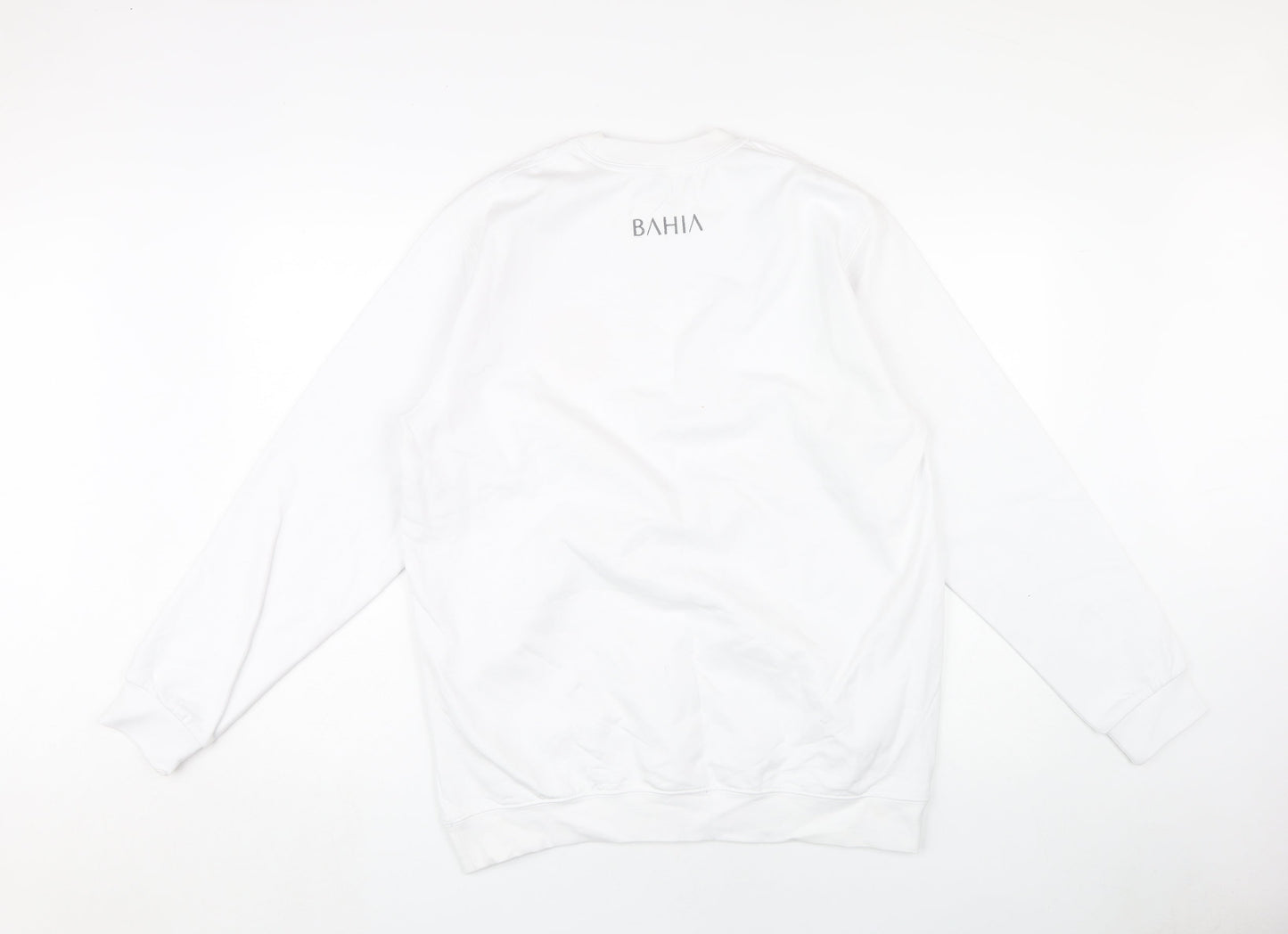 Kariban Unisex White Pullover Sweatshirt L