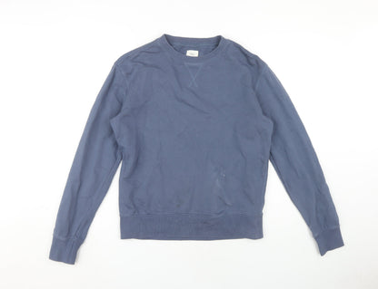 Mens UK Size S Marks and Spencer Blue Pullover Sweatshirt