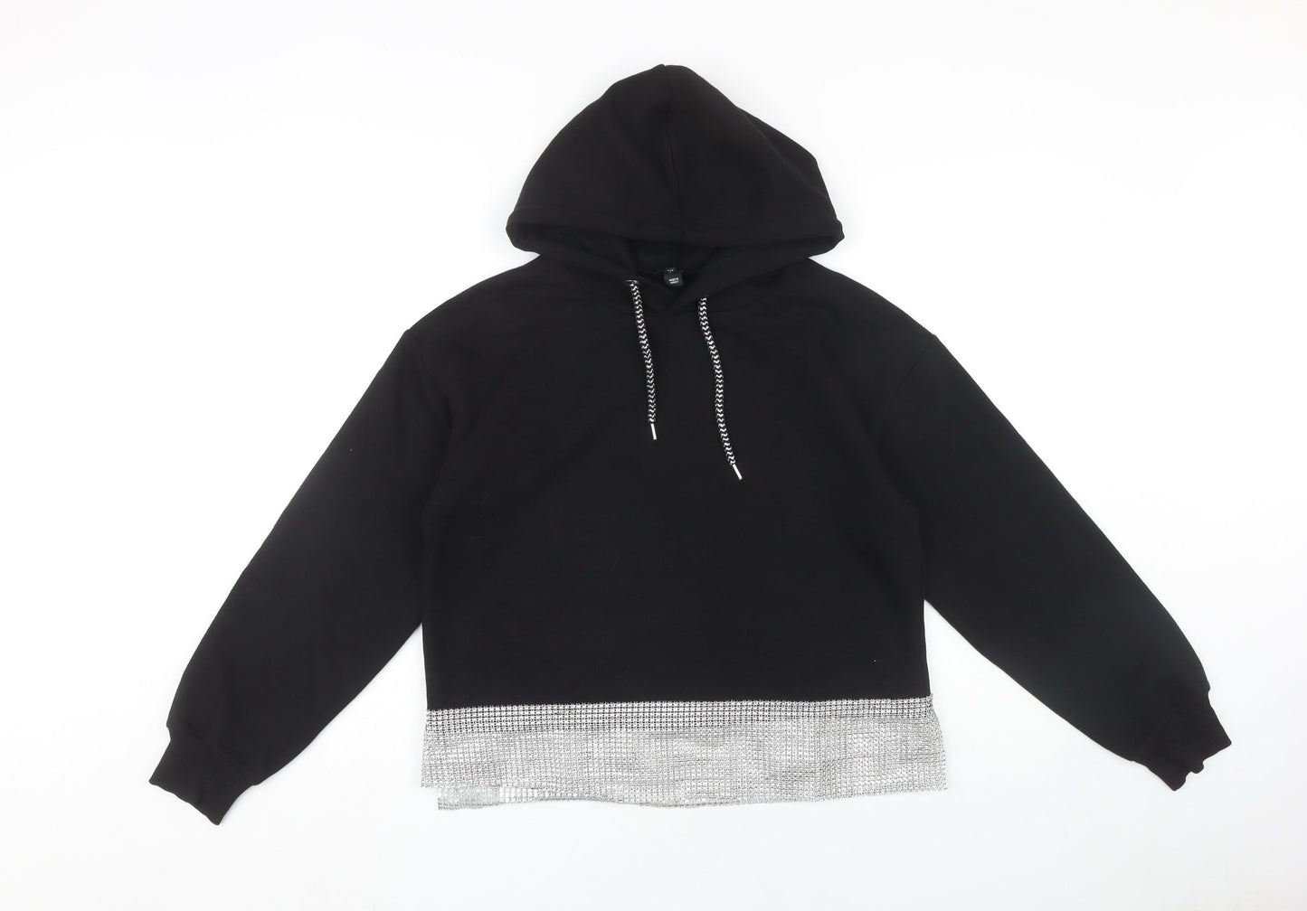 River Island Women's Black Pullover Hoodie S