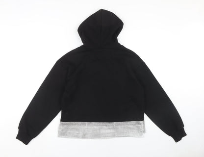 River Island Women's Black Pullover Hoodie S