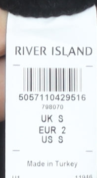 River Island Women's Black Pullover Hoodie S