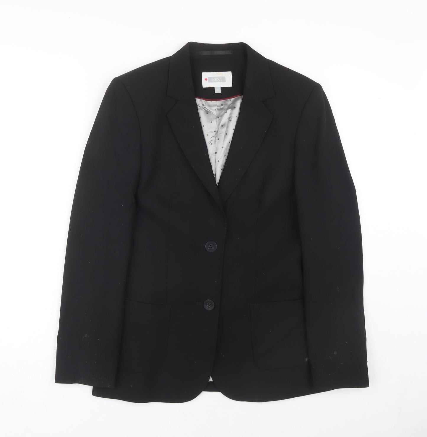 Next Women's Black Wool Blazer Size 10